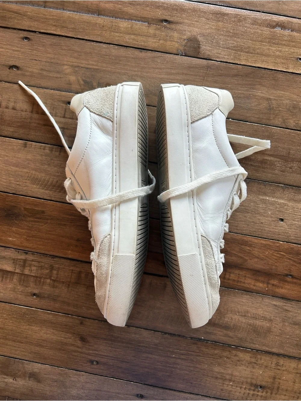 Tory Burch Bari Nappa Colorblock White Sneakers 9.5